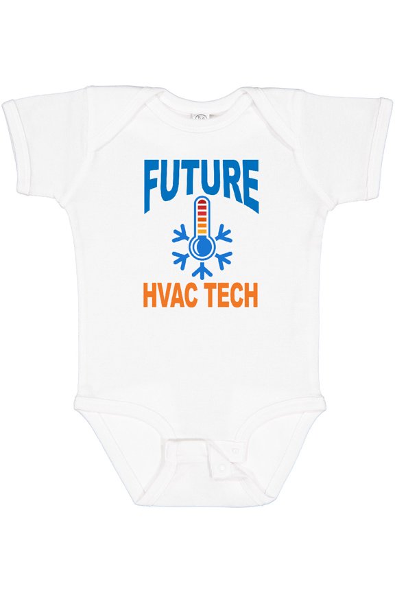 Future Hvac Tech in Training Boys Baby Bodysuit
