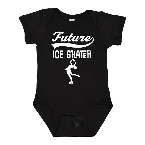 Inktastic Future Ice Skater Girls Skating Boys or Girls Baby Bodysuit