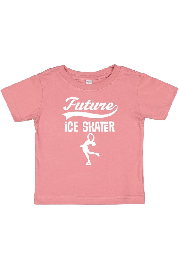 Future Ice Skater Girls Skating Boys or Girls Baby T-Shirt