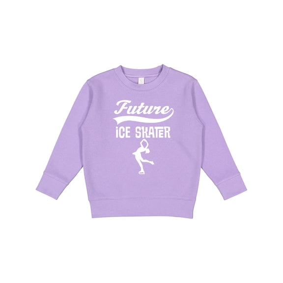 Inktastic Future Ice Skater Girls Skating Toddler Sweatshirt