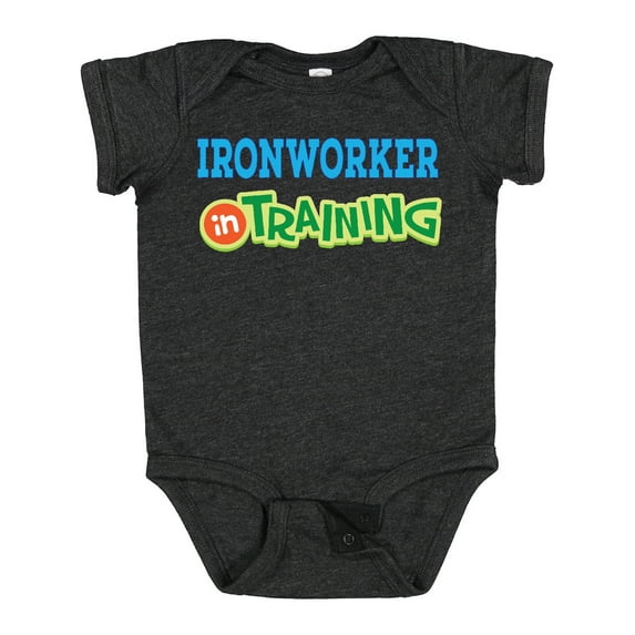 Inktastic Future Ironworker in Training Boys or Girls Baby Bodysuit