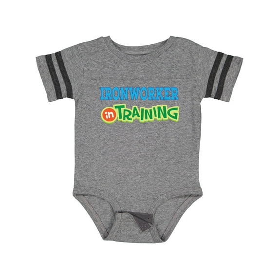 Inktastic Future Ironworker in Training Boys or Girls Baby Bodysuit