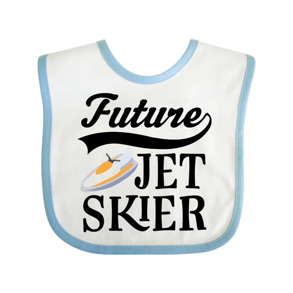 Inktastic Future Jet Skier Water Sports Boys or Girls Baby Bib