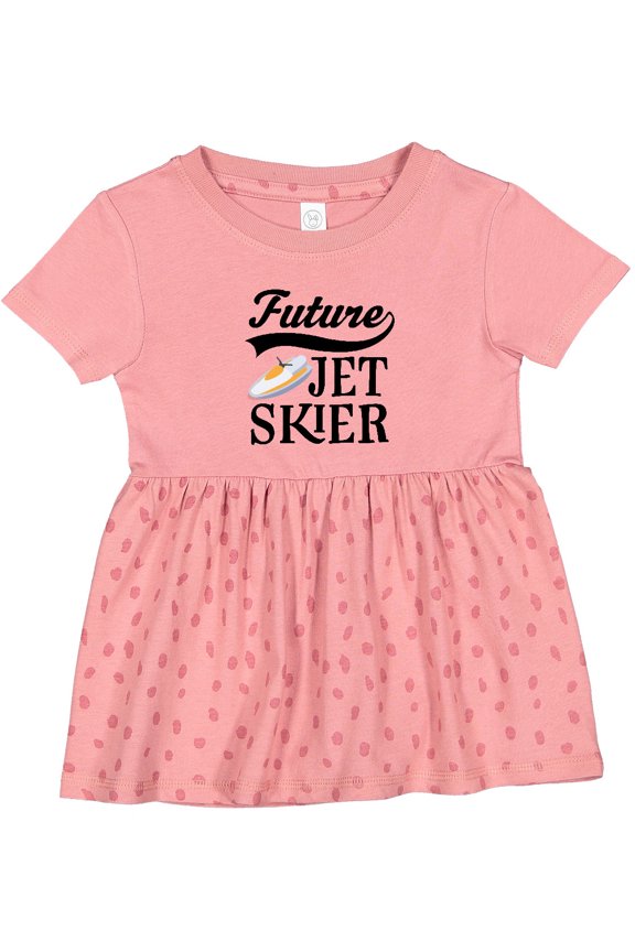 Future Jet Skier Water Sports Girls Baby Dress