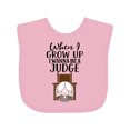 thumbnail image 1 of Inktastic Future Judge Boys or Girls Baby Bib, 1 of 4