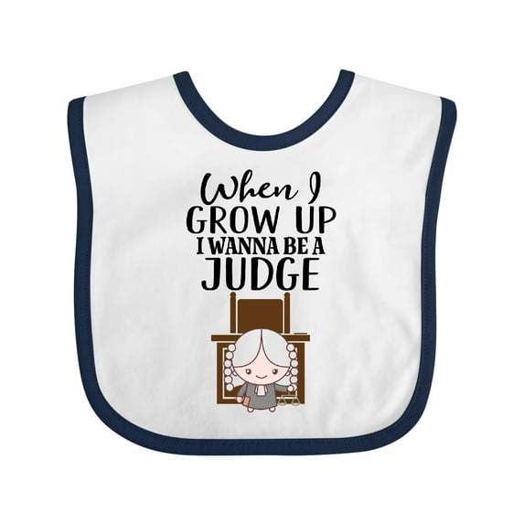 Inktastic Future Judge Boys or Girls Baby Bib