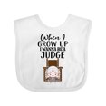thumbnail image 1 of Inktastic Future Judge Boys or Girls Baby Bib, 1 of 4