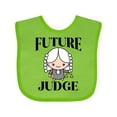 thumbnail image 1 of Inktastic Future Judge Cute Boys or Girls Baby Bib, 1 of 4