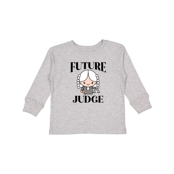 Inktastic Future Judge Cute Boys or Girls Long Sleeve Toddler T-Shirt