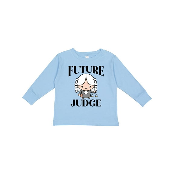 Inktastic Future Judge Cute Boys or Girls Long Sleeve Toddler T-Shirt