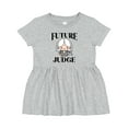 thumbnail image 1 of Inktastic Future Judge Cute Girls Baby Dress, 1 of 5