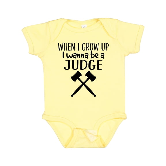 Inktastic Future Judge Gavel Job Boys or Girls Baby Bodysuit