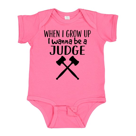 Inktastic Future Judge Gavel Job Boys or Girls Baby Bodysuit
