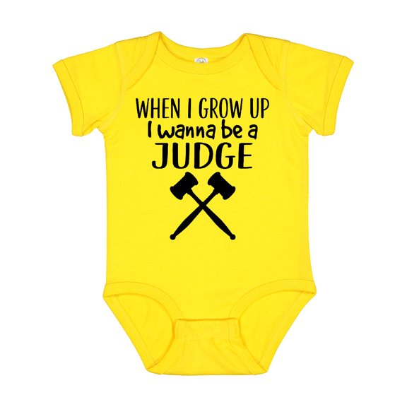 Inktastic Future Judge Gavel Job Boys or Girls Baby Bodysuit