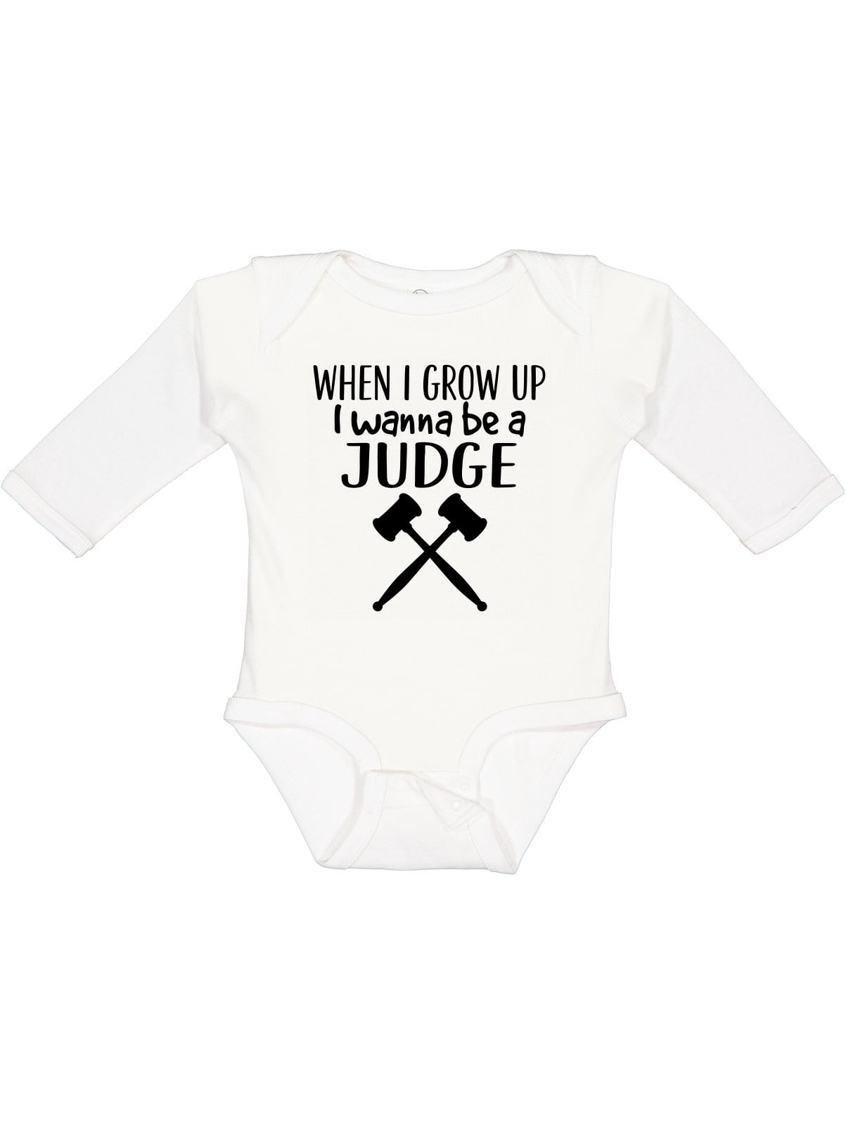 Inktastic Future Judge Gavel Job Gift Boys or Girls Long Sleeve Baby ...