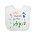 thumbnail image 1 of Inktastic Future Judge for Kids Boys or Girls Baby Bib, 1 of 4