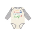 thumbnail image 1 of Inktastic Future Judge Gift for Kids Boys or Girls Long Sleeve Baby Bodysuit, 1 of 5