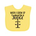 thumbnail image 1 of Inktastic Future Judge Law Scale Boys or Girls Baby Bib, 1 of 4
