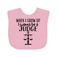 thumbnail image 1 of Inktastic Future Judge Law Scale Boys or Girls Baby Bib, 1 of 4