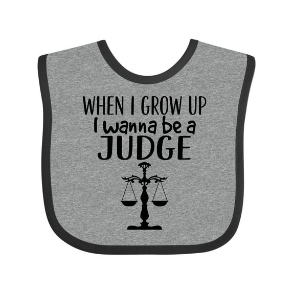 Inktastic Future Judge Law Scale Boys or Girls Baby Bib