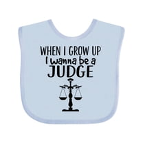 Inktastic Future Judge Law Scale Boys or Girls Baby Bib