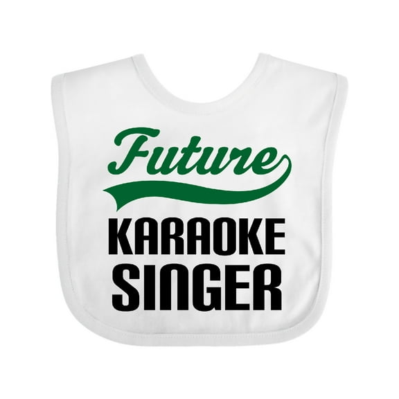 Inktastic Future Karaoke Singer Boys Baby Bib