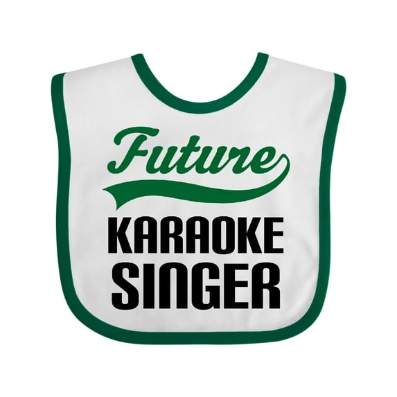 Inktastic Future Karaoke Singer Boys Baby Bib