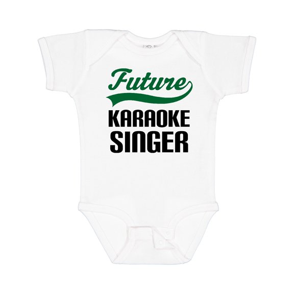 Inktastic Future Karaoke Singer Boys Baby Bodysuit