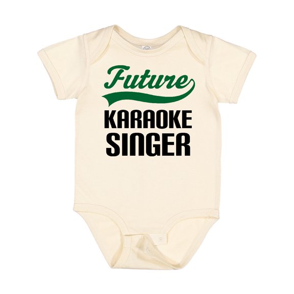 Inktastic Future Karaoke Singer Boys Baby Bodysuit
