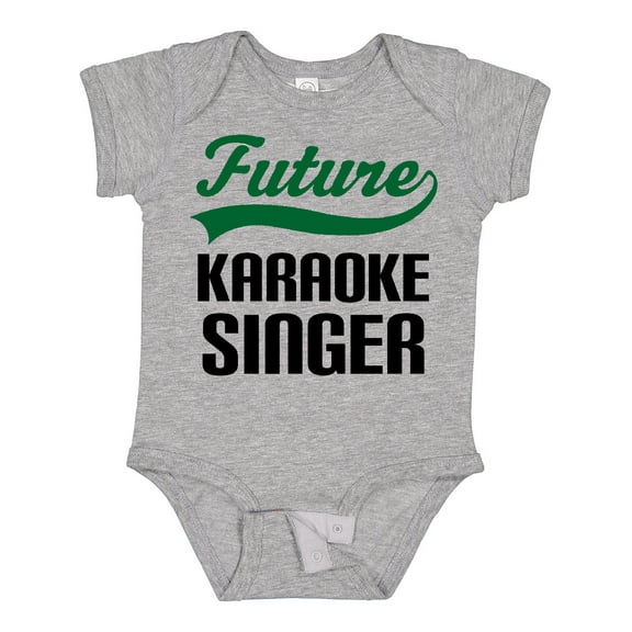 Inktastic Future Karaoke Singer Boys Baby Bodysuit