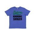 thumbnail image 1 of Inktastic Future Karaoke Singer Youth T-Shirt, 1 of 5