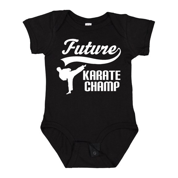 Inktastic Future Karate Champ Boys Baby Bodysuit