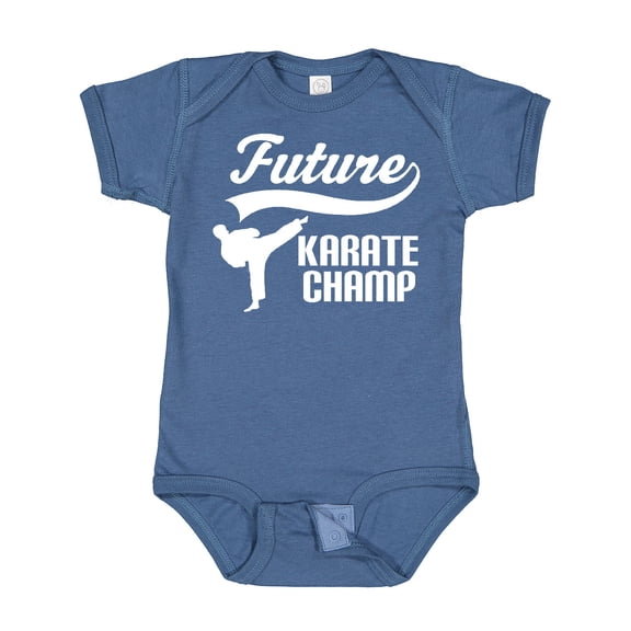 Inktastic Future Karate Champ Boys Baby Bodysuit