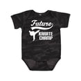 thumbnail image 1 of Inktastic Future Karate Champ Boys Baby Bodysuit, 1 of 5