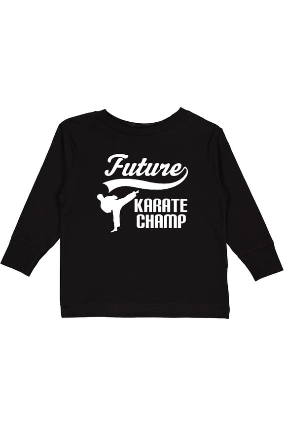 Future Karate Champ Boys Long Sleeve Toddler T-Shirt
