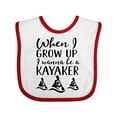 thumbnail image 1 of Inktastic Future Kayaker Boating Gift Kayaking Boys or Girls Baby Bib, 1 of 4
