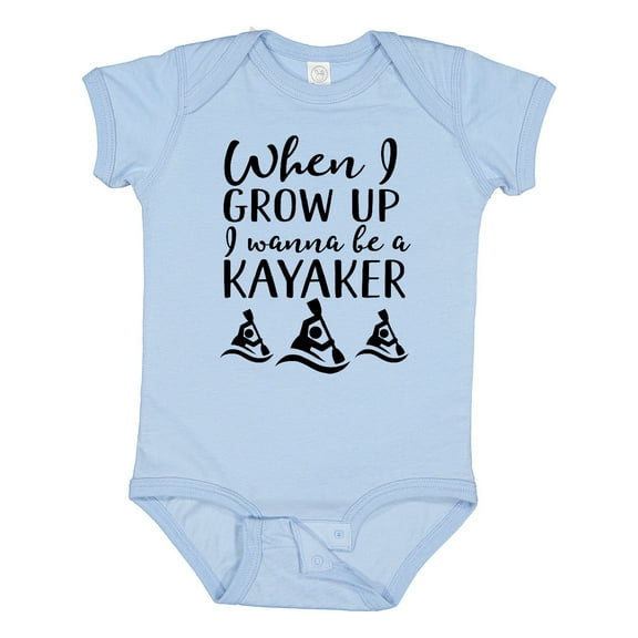 Inktastic Future Kayaker Boating Gift Kayaking Boys or Girls Baby Bodysuit