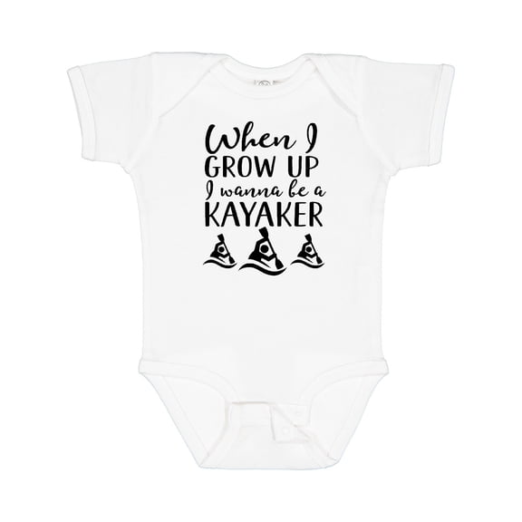 Inktastic Future Kayaker Boating Gift Kayaking Boys or Girls Baby Bodysuit