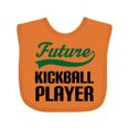 thumbnail image 1 of Inktastic Future Kickball Player Boys or Girls Baby Bib, 1 of 4