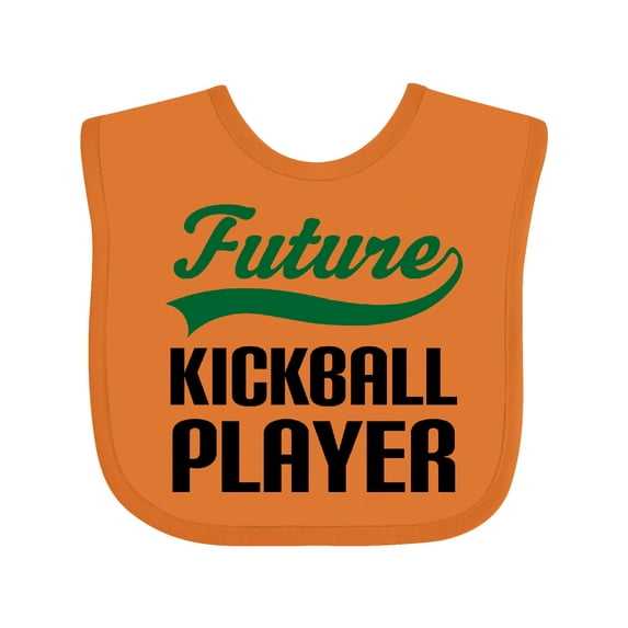 Inktastic Future Kickball Player Boys or Girls Baby Bib
