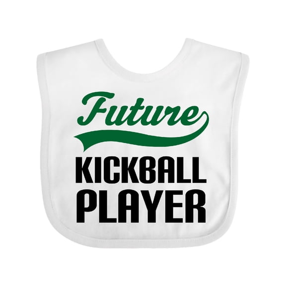 Inktastic Future Kickball Player Boys or Girls Baby Bib