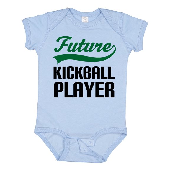Inktastic Future Kickball Player Boys or Girls Baby Bodysuit