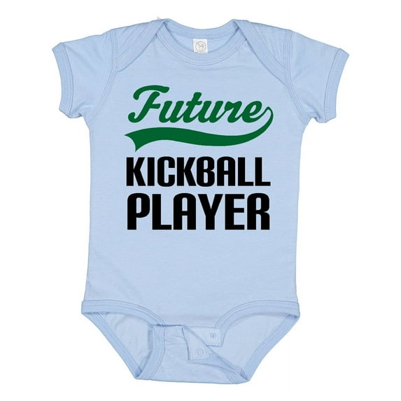 Inktastic Future Kickball Player Boys or Girls Baby Bodysuit