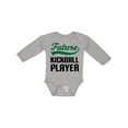 thumbnail image 1 of Inktastic Future Kickball Player Boys or Girls Long Sleeve Baby Bodysuit, 1 of 5