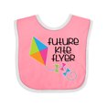 thumbnail image 1 of Inktastic Future Kite Flyer Boys or Girls Baby Bib, 1 of 4