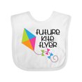 thumbnail image 1 of Inktastic Future Kite Flyer Boys or Girls Baby Bib, 1 of 4