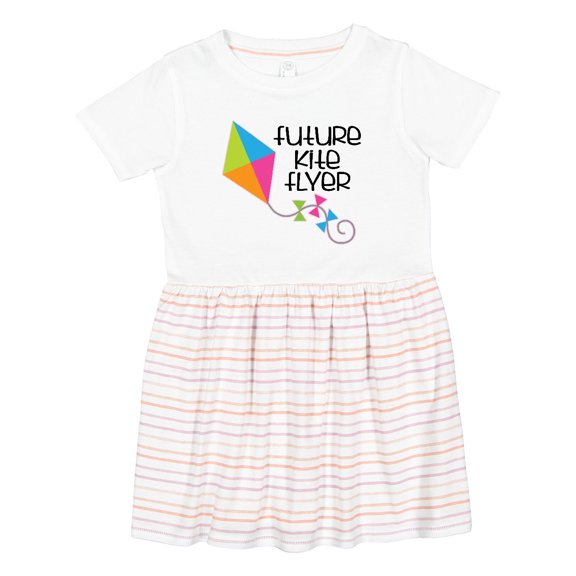 Inktastic Future Kite Flyer Girls Toddler Dress
