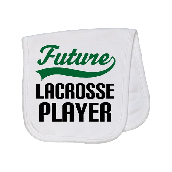 Inktastic Future Lacrosse Player Baby Burp Cloth