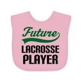 thumbnail image 1 of Inktastic Future Lacrosse Player Boys Baby Bib, 1 of 4