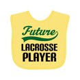 thumbnail image 1 of Inktastic Future Lacrosse Player Boys Baby Bib, 1 of 4